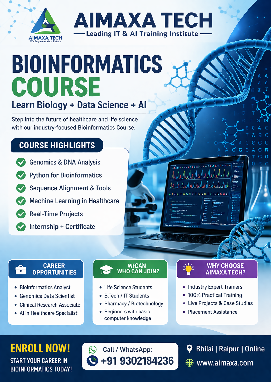 Bioinformatics Training in Bhilai